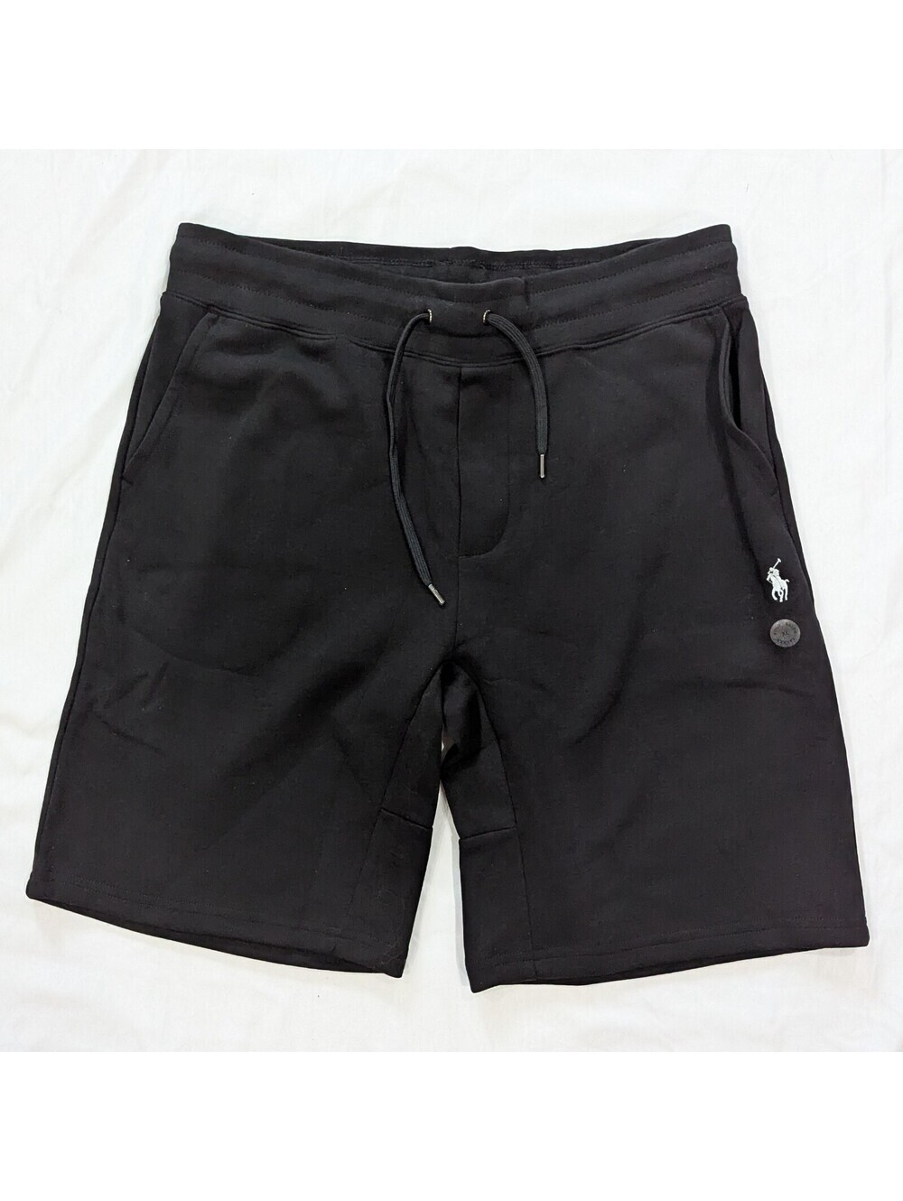 Polo Ralph Lauren Men's L Black Custom Slim Fit Double-Knit Shorts NWT - Picture 2 of 11